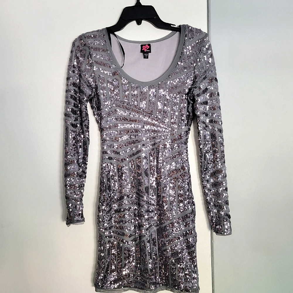 2B Bebe sequin dress